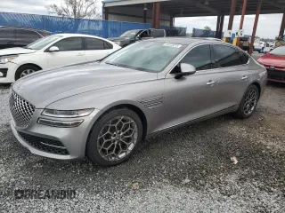 2021 Genesis G80 2.5T with VIN KMTGB4SC1MU062014, listed as a Copart auction lot 44325815 with 32,547 mi miles and Non Repairable. Bid and sale history available at carsss.com. Image 1.