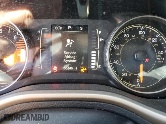 2016 Jeep Cherokee Sport with VIN 1C4PJMAB7GW175789, listed as a Copart auction lot 53930585 with 150,860 mi miles and Salvage title. Bid and sale history available at DreamBid. Image 9.