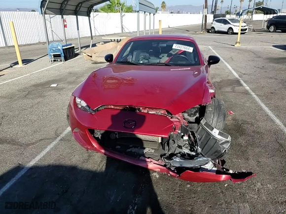 2017 Mazda MX-5 Miata RF Club with VIN JM1NDAL75H0104889, listed as a Copart auction lot 73427664 with 89,681 mi miles and Salvage Title. Bid and sale history available at carsss.com. Image 11.