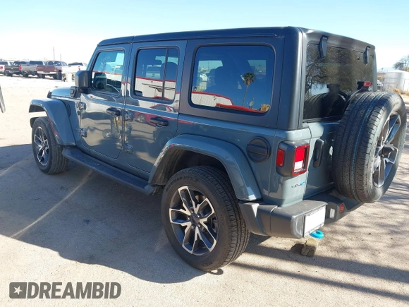2024 Jeep Wrangler Willys z VIN 1C4RJXN65RW132000, wystawiony jako IAAI lot #41839686 z przebiegiem 14 796 mil mil oraz . Historia ofert i sprzedaży dostępna na DreamBid. Obrazek 3.