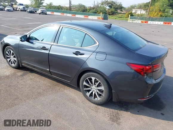 2016 Acura TLX with VIN 19UUB1F37GA009304, listed as a IAAI auction lot 41558307 with 39,567 mi miles. Bid and sale history available at carsss.com. Image 3.