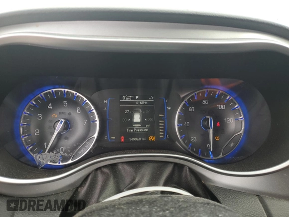 2018 Chrysler Pacifica Touring L with VIN 2C4RC1BGXJR194588, listed as a Copart auction lot 53236885 with 149,968 mi miles and Salvage Title. Bid and sale history available at DreamBid. Image 9.