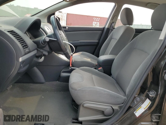 2012 Nissan Sentra SR with VIN 3N1AB6AP2CL622560, listed as a Copart auction lot 58856725 with 132,970 mi miles and Salvage title. Bid and sale history available at DreamBid. Image 7.