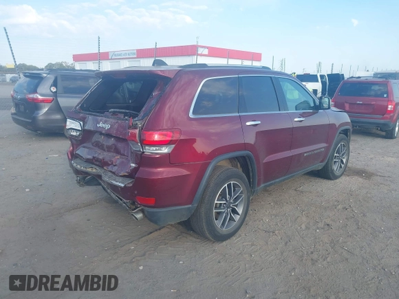 2022 Jeep Grand Cherokee Limited with VIN 1C4RJEBG8NC171774, listed as a IAAI auction lot 40479298 with 40,936 mi miles and . Bid and sale history available at DreamBid. Image 4.