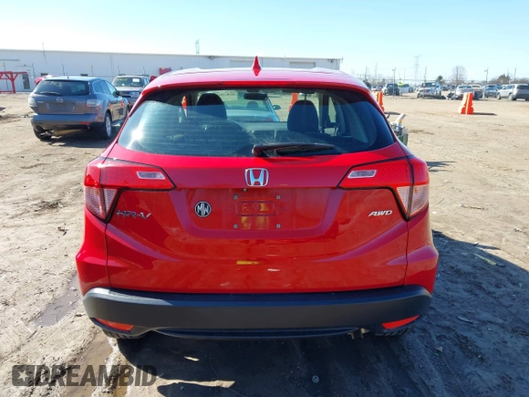 2017 Honda HR-V LX with VIN 3CZRU6H32HM700330, listed as a IAAI auction lot 41879136 with 90,629 mi miles. Bid and sale history available at carsss.com. Image 16.