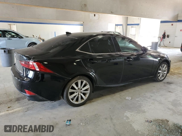 2015 Lexus IS 250 with VIN JTHBF1D25F5081824, listed as a Copart auction lot 60650895 with 96,211 mi miles and Salvage title. Bid and sale history available at DreamBid. Image 3.