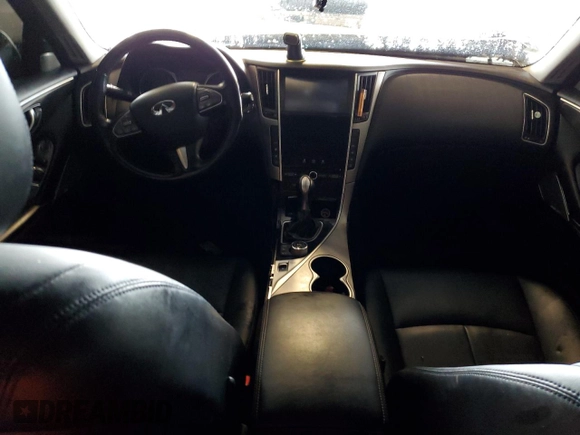 2017 Infiniti Q50 Signature Edition with VIN JN1EV7AP5HM739948, listed as a Copart auction lot 44012225 with 93,697 mi miles and Salvage Title. Bid and sale history available at DreamBid. Image 8.