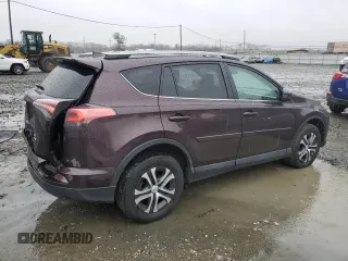 2018 Toyota RAV4 LE with VIN 2T3BFREV6JW737751, listed as a Copart auction lot 49123855 with 92,642 mi miles and Salvage Title. Bid and sale history available at DreamBid. Image 3.