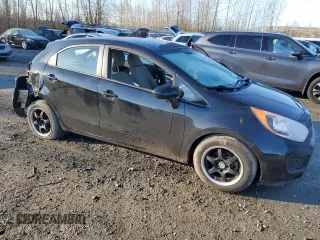 2014 Kia Rio LX with VIN KNADM5A39E6358548, listed as a Copart auction lot 83212984 with 132,272 mi miles and Salvage Title. Bid and sale history available at carsss.com. Image 4.