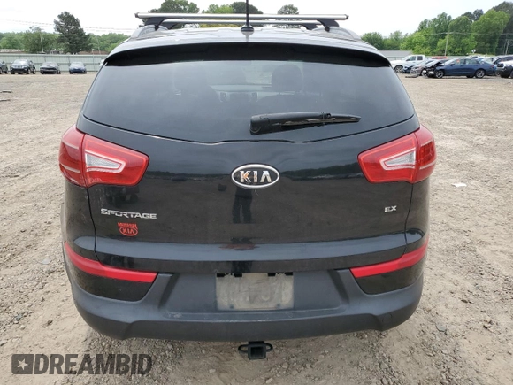 2011 Kia Sportage EX with VIN KNDPC3A2XB7108904, listed as a Copart auction lot 54012865 with 241,315 mi miles and Salvage title. Bid and sale history available at DreamBid. Image 6.