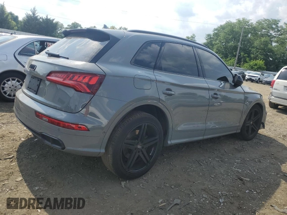 2019 Audi SQ5 Prestige with VIN WA1C4AFY5K2061298, listed as a Copart auction lot 59724374 with 65,712 mi miles and Salvage Title. Bid and sale history available at DreamBid. Image 3.