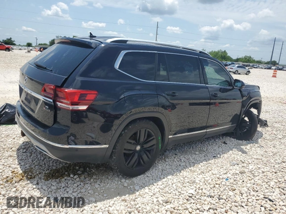 2018 Volkswagen Atlas SEL Premium with VIN 1V2NR2CA4JC529249, listed as a Copart auction lot 56370565 with Not provided miles and Salvage title. Bid and sale history available at DreamBid. Image 3.
