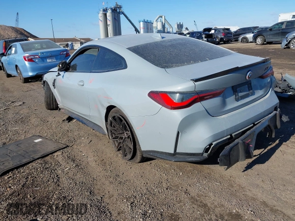2022 BMW M4 Competition xDrive with VIN WBS43AZ02NCK30252, listed as a IAAI auction lot 41292302 with 44,704 mi miles. Bid and sale history available at carsss.com. Image 3.