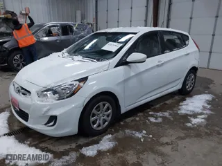 2012 Hyundai Accent GS with VIN KMHCT5AE8CU042470, listed as a IAAI auction lot 41021964 with 94,574 mi miles. Bid and sale history available at carsss.com. Image 2.