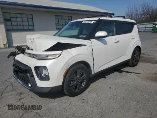 2020 Kia Soul EX with VIN KNDJ33AU2L7702105, listed as a Copart auction lot 50078615 with 83,852 mi miles and Salvage Title. Bid and sale history available at carsss.com. Image 1.