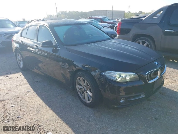 2016 BMW 5 Series 528i with VIN WBA5A5C53GD529658, listed as a IAAI auction lot 41839905 with 145,471 mi miles. Bid and sale history available at carsss.com. Image 1.
