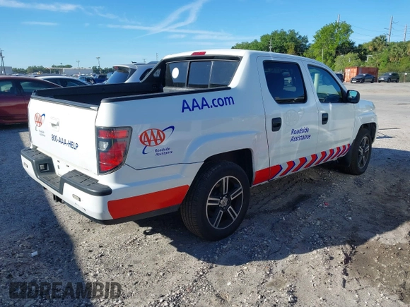 2014 Honda Ridgeline Sport with VIN 5FPYK1F78EB002943, listed as a IAAI auction lot 41855493 with Not provided miles and . Bid and sale history available at DreamBid. Image 4.