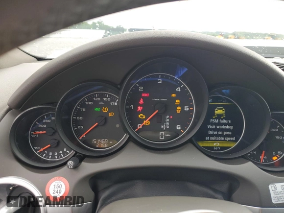 2015 Porsche Cayenne Diesel with VIN WP1AF2A2XFLA43278, listed as a Copart auction lot 59022555 with 151,469 mi miles and Salvage title. Bid and sale history available at DreamBid. Image 9.