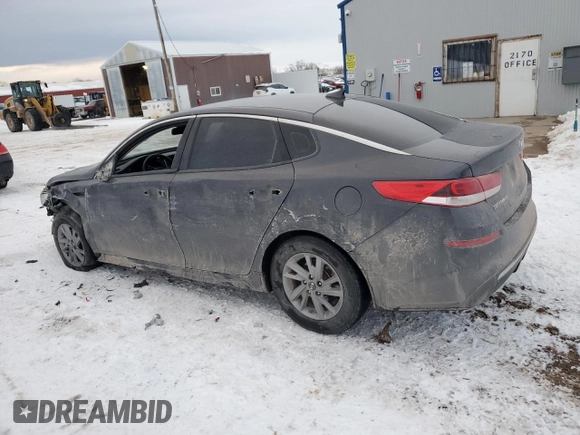 2019 Kia Optima LX with VIN 5XXGT4L39KG285558, listed as a Copart auction lot 87632155 with 199,665 mi miles and Salvage Title. Bid and sale history available at carsss.com. Image 2.