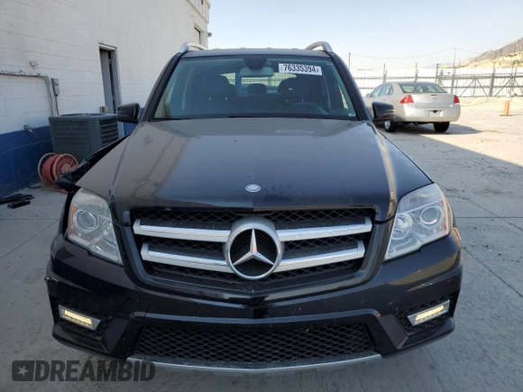 2012 Mercedes-Benz GLK 350 with VIN WDCGG8HB2CF867328, listed as a Copart auction lot 76335394 with 145,828 mi miles and Salvage Title. Bid and sale history available at DreamBid. Image 5.