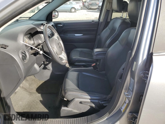2016 Jeep Compass Latitude with VIN 1C4NJCEA8GD734510, listed as a Copart auction lot 43583605 with 97,604 mi miles and Salvage Title. Bid and sale history available at carsss.com. Image 7.