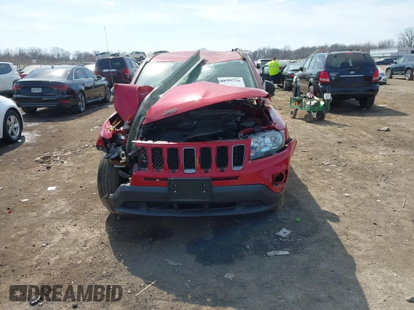 2017 Jeep Compass 75th Anniversary Edition with VIN 1C4NJDBB8HD101445, listed as a IAAI auction lot 41791238 with 35,526 mi miles. Bid and sale history available at carsss.com. Image 13.