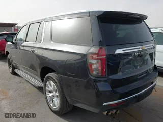 2023 Chevrolet Suburban Premier with VIN 1GNSCFKD2PR520037, listed as a IAAI auction lot 41745388 with 44,143 mi miles. Bid and sale history available at carsss.com. Image 3.