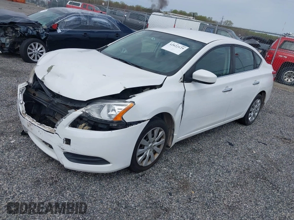 2014 Nissan Sentra S with VIN 3N1AB7AP3EL642177, listed as a IAAI auction lot 42022129 with 153,289 mi miles and . Bid and sale history available at DreamBid. Image 18.