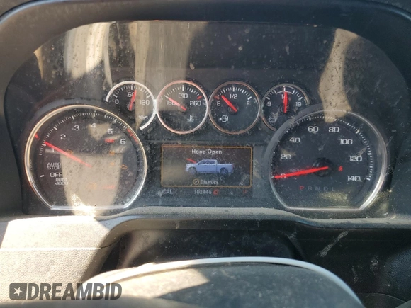 2020 Chevrolet Silverado 1500 LT with VIN 3GCPWCED7LG414760, listed as a Copart auction lot 47257265 with 102,446 mi miles and Non Repairable. Bid and sale history available at carsss.com. Image 9.