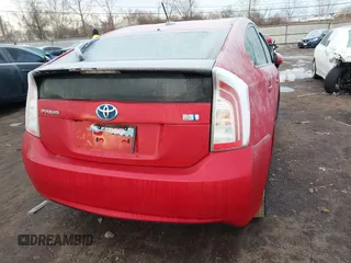 2013 Toyota Prius One with VIN JTDKN3DU6D5699782, listed as a IAAI auction lot 41456011 with 128,135 mi miles. Bid and sale history available at carsss.com. Image 17.