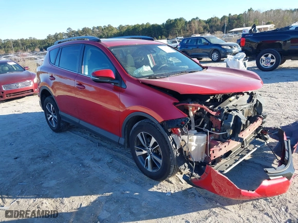 2017 Toyota RAV4 XLE with VIN 2T3RFREV7HW661708, listed as a IAAI auction lot 41367714 with 121,457 mi miles. Bid and sale history available at carsss.com. Image 1.