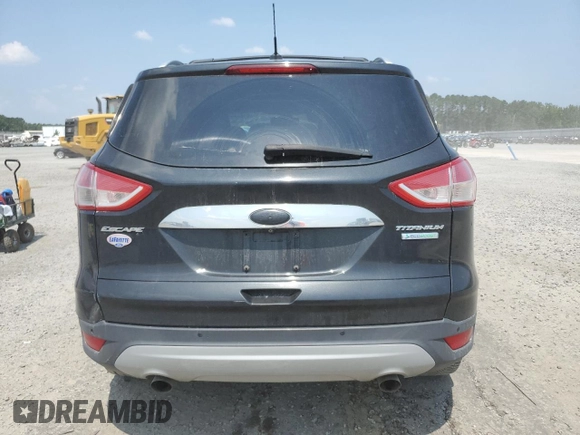 2015 Ford Escape Titanium with VIN 1FMCU0JX7FUA87129, listed as a Copart auction lot 61846965 with 160,044 mi miles and Salvage title. Bid and sale history available at DreamBid. Image 6.