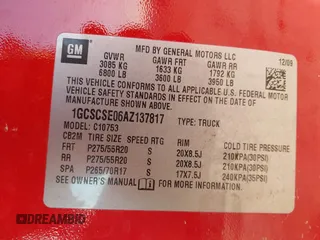 2010 Chevrolet Silverado 1500 LT with VIN 1GCSCSE06AZ137817, listed as a IAAI auction lot 41472286 with 292,814 mi miles and . Bid and sale history available at DreamBid. Image 9.