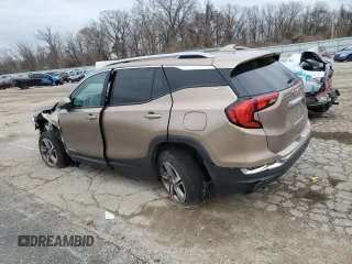 2018 GMC Terrain SLT with VIN 3GKALPEV6JL313796, listed as a Copart auction lot 44714555 with 103,557 mi miles and Salvage Title. Bid and sale history available at DreamBid. Image 2.
