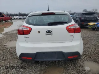 2015 Kia Rio LX with VIN KNADM5A33F6516514, listed as a Copart auction lot 88876485 with 105,591 mi miles and Salvage Title. Bid and sale history available at carsss.com. Image 6.