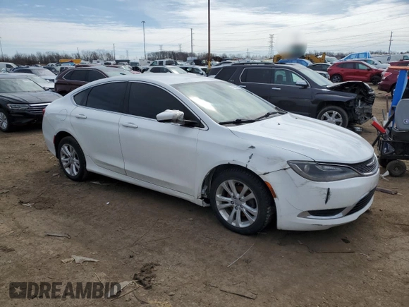2015 Chrysler 200 Limited with VIN 1C3CCCAB6FN612192, listed as a Copart auction lot 52305475 with 153,135 mi miles and Clean Title. Bid and sale history available at carsss.com. Image 4.