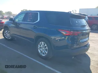 2022 Chevrolet Traverse LS with VIN 1GNERFKW3NJ120416, listed as a IAAI auction lot 42131632 with 51,988 mi miles and . Bid and sale history available at DreamBid. Image 3.