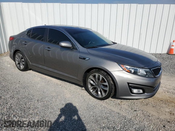 2015 Kia Optima SX Turbo with VIN 5XXGR4A6XFG366019, listed as a Copart auction lot 58149835 with 119,565 mi miles and Clean title. Bid and sale history available at DreamBid. Image 4.
