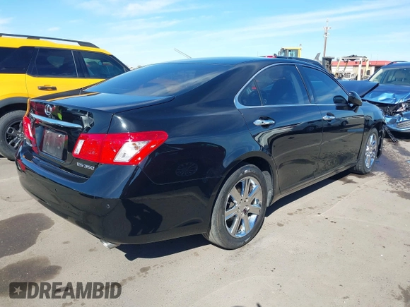 2009 Lexus ES 350 with VIN JTHBJ46G892307398, listed as a IAAI auction lot 41652089 with 141,255 mi miles. Bid and sale history available at carsss.com. Image 4.