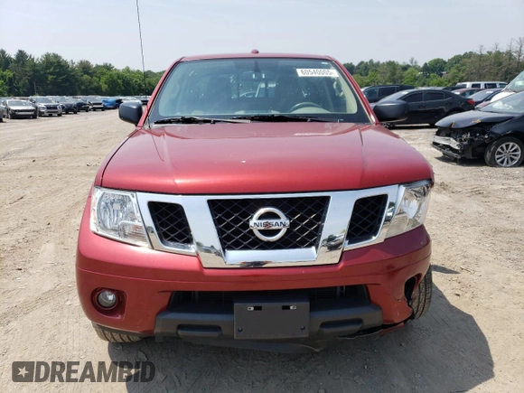 2017 Nissan Frontier SV with VIN 1N6AD0EV2HN706816, listed as a Copart auction lot 60540005 with 43,737 mi miles and Salvage title. Bid and sale history available at DreamBid. Image 5.