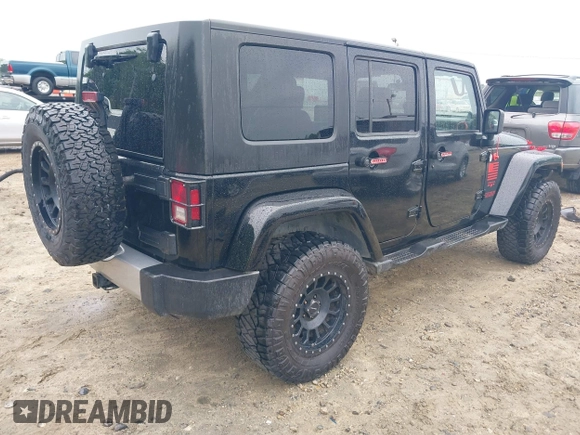 2008 Jeep Wrangler Unlimited Sahara with VIN 1J4GA59128L504798, listed as a IAAI auction lot 42210839 with 162,406 mi miles and . Bid and sale history available at DreamBid. Image 4.