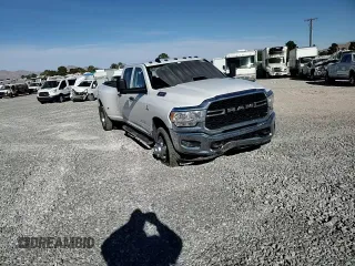 2019 Ram 3500 Tradesman with VIN 3C63RRGL7KG614654, listed as a Copart auction lot 81760714 with 77,615 mi miles and Salvage Title. Bid and sale history available at carsss.com. Image 11.