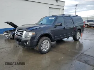 2012 Ford Expedition Max Limited with VIN 1FMJK2A55CEF05619, listed as a Copart auction lot 87026894 with 152,582 mi miles and Salvage title. Bid and sale history available at DreamBid. Image 1.