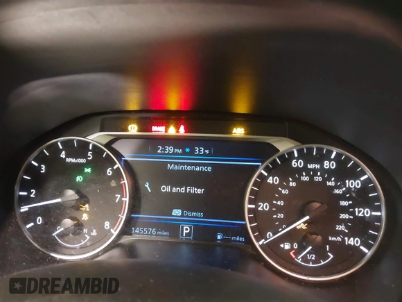 2019 Nissan Altima SV z VIN 1N4BL4DV3KC207079, wystawiony jako IAAI lot #41388598 z przebiegiem 145 576 mil mil oraz . Historia ofert i sprzedaży dostępna na DreamBid. Obrazek 7.