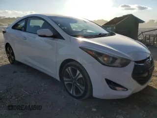 2014 Hyundai Elantra Coupe with VIN KMHDH6AH1EU027608, listed as a Copart auction lot 82551144 with 84,973 mi miles and Clean Title. Bid and sale history available at carsss.com. Image 4.