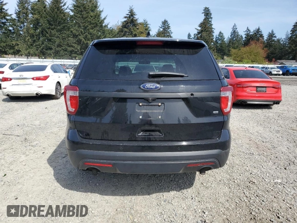 2016 Ford Utility Police Interceptor with VIN 1FM5K8AR9GGD32060, listed as a Copart auction lot 54308145 with 117,314 mi miles and Salvage Title. Bid and sale history available at carsss.com. Image 5.