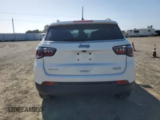 2022 Jeep Compass Latitude with VIN 3C4NJDBB5NT166176, listed as a Copart auction lot 53096845 with 25,758 mi miles and Salvage title. Bid and sale history available at DreamBid. Image 6.