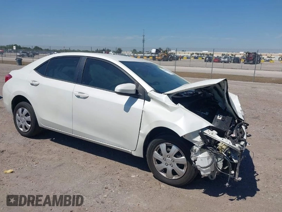 2019 Toyota Corolla L with VIN 5YFBURHE0KP882524, listed as a IAAI auction lot 41862382 with 84,981 mi miles. Bid and sale history available at carsss.com. Image 1.