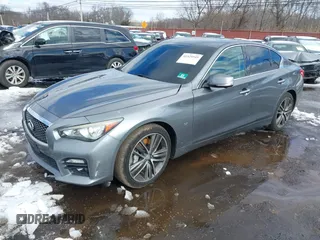 2014 Infiniti Q50 Premium with VIN JN1BV7AR8EM690406, listed as a IAAI auction lot 41525545 with 163,582 mi miles. Bid and sale history available at carsss.com. Image 17.
