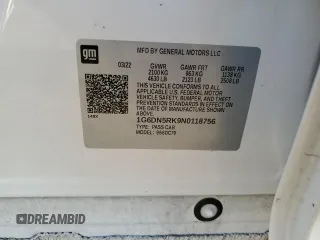 2022 Cadillac CT5 Premium Luxury z VIN 1G6DN5RK9N0118756, wystawiony jako Copart lot #46191675 z przebiegiem 45 527 mil mil oraz Szkody całkowita. Historia ofert i sprzedaży dostępna na DreamBid. Obrazek 15.